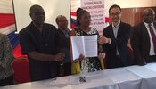 Liberia compact signing May 2017