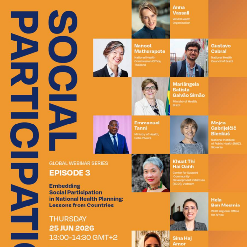 Event summary: Embedding Social Participation in National Health Planning: Lessons from Countries