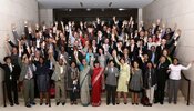 UHC 2030 Consultation Meeting with hands up!