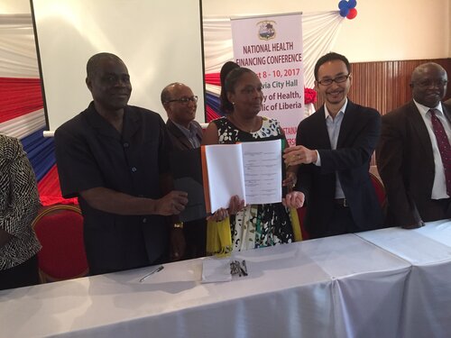 Liberia compact signing May 2017