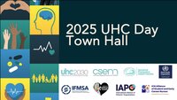 Youth and parliamentarians call for urgent action on financial protection at the 2025 UHC Day Town Hall