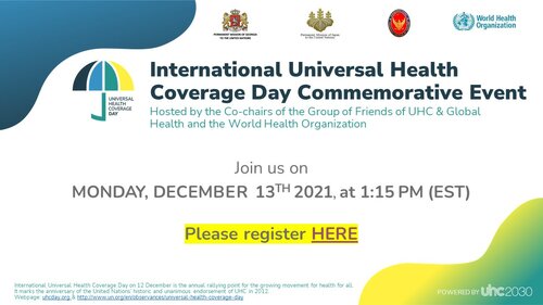 International Universal Health Coverage Day Commemorative Event