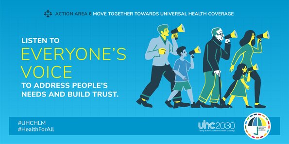 Action area 6: Move together towards universal health coverage.